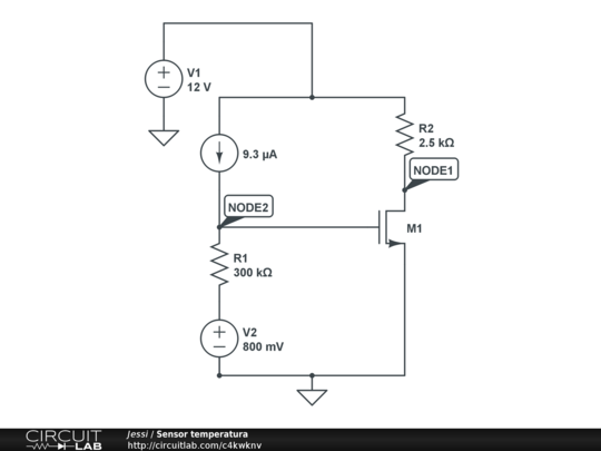 Sensor temperatura - CircuitLab