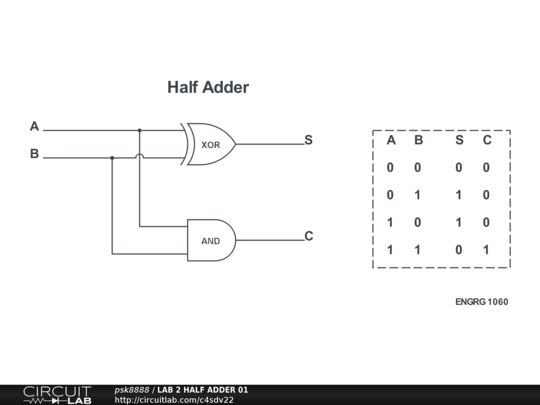 LAB 2 HALF ADDER 01 - CircuitLab