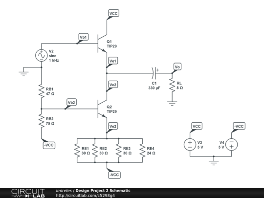 Design Project 2 Schematic - CircuitLab