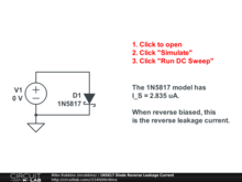 1N5817 Diode Reverse Leakage Current