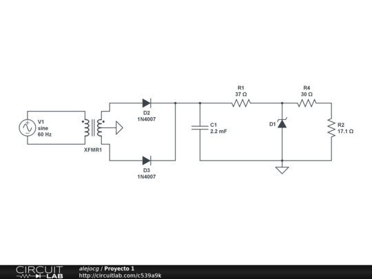 Proyecto 1 - CircuitLab