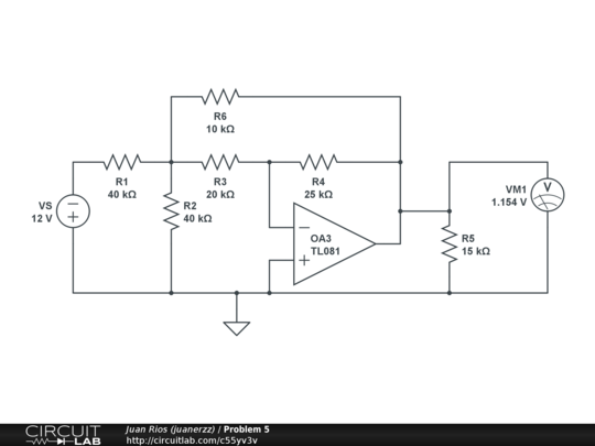 Problem 5 - CircuitLab