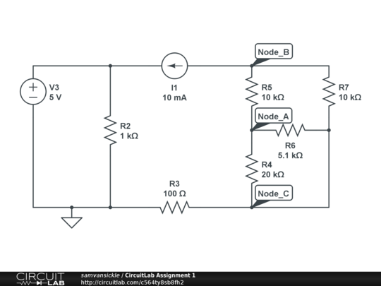 CircuitLab Assignment 1 - CircuitLab