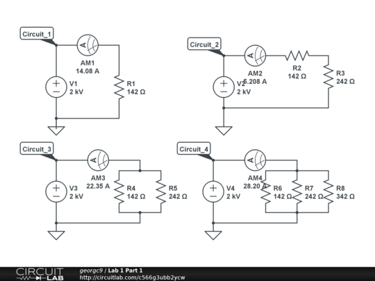 Lab 1 Part 1 - CircuitLab