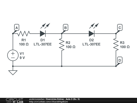 Exercícios Extras - Aula 3 (Ex. 5) - CircuitLab