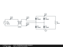 Rectificador de onda completa 2