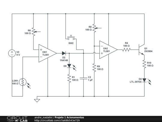 Projeto 1 Acionamentos - CircuitLab