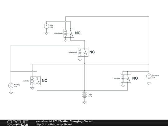 Trailer Charging Circuit - CircuitLab