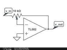 built inverting amp