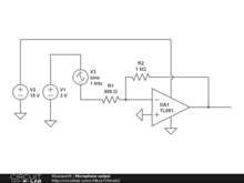 Microphone output