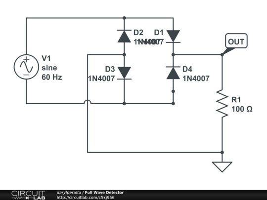 Full Wave Detector - CircuitLab