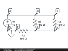 Resistors in series and parallel