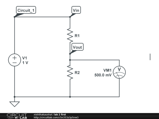 lab 2 first - CircuitLab