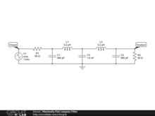 Maximally-Flat Lowpass Filter