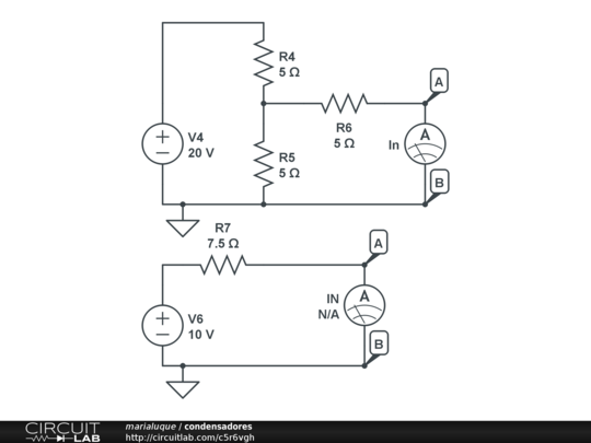 condensadores - CircuitLab