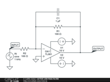 ACTIVE LOW PASS FILTER