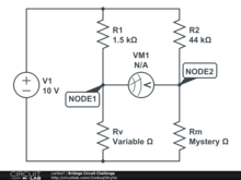 Bridege Circuit Challenge