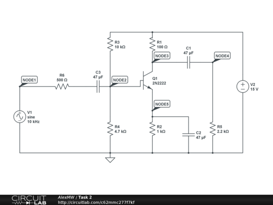 Task 2 - CircuitLab