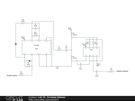 Envelope Follower Circuit Diagram