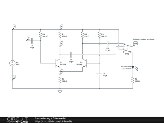 Diferencial - CircuitLab