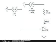 FET as a Variable Resistor