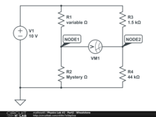 Physics Lab #2 - Part2 - Wheatstone