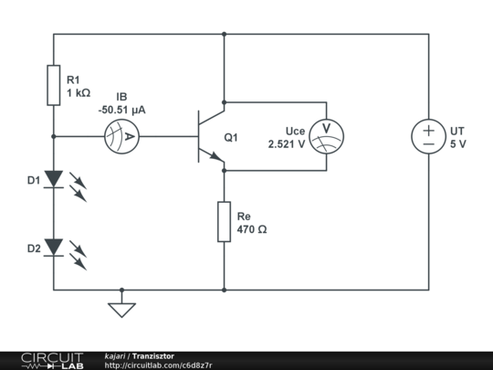Tranzisztor - CircuitLab