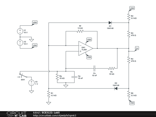 ECE3122: Lab5 - CircuitLab