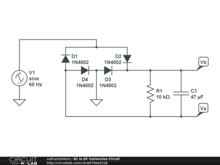 AC to DC Conversion Circuit