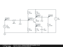 Common Emitter BJT Amplifier Circuit