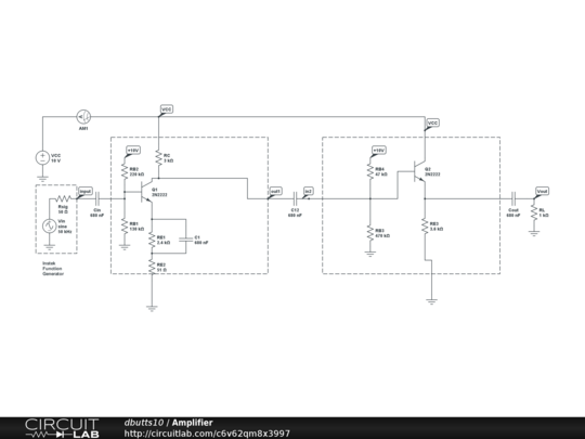 Amplifier Circuitlab