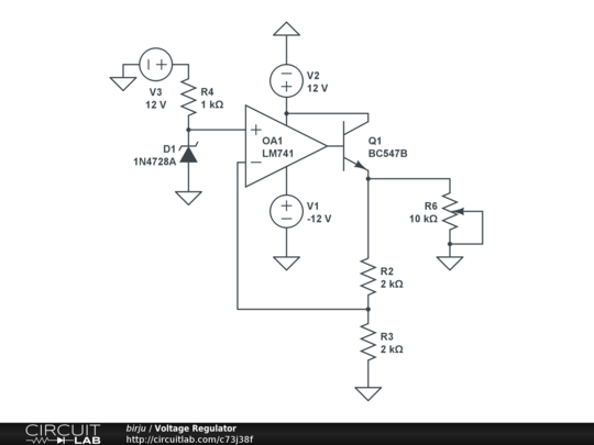 Voltage Regulator - CircuitLab