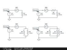 Lab 1 - Exercise 2 Circuit