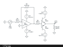 Chapter 7, Push-Pull current driver, Producing high current, postive and negative voltages with an op amp