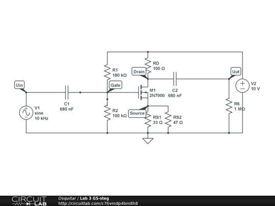 Lab 3 GS-steg - CircuitLab