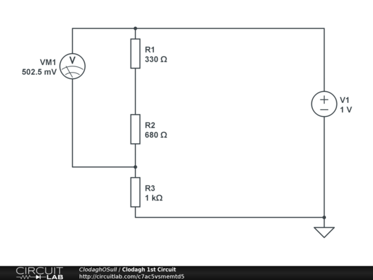 Clodagh 1st Circuit - CircuitLab