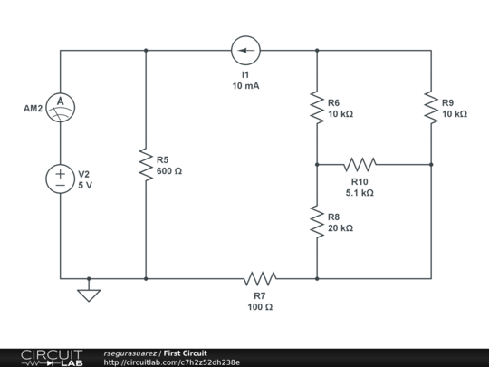 First Circuit - CircuitLab