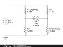 Wheatstone bridge