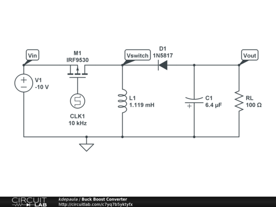 Buck Boost Converter - CircuitLab