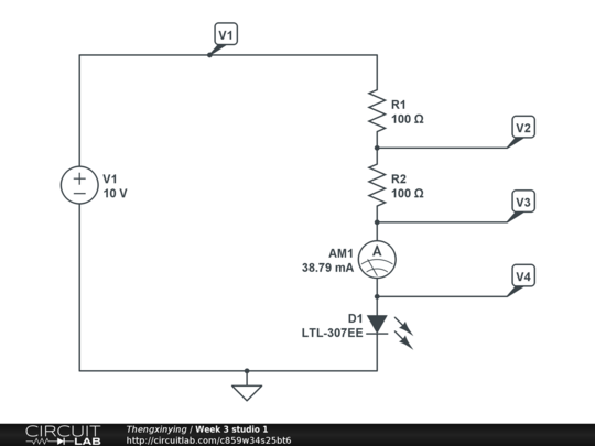 Week 3 studio 1 - CircuitLab