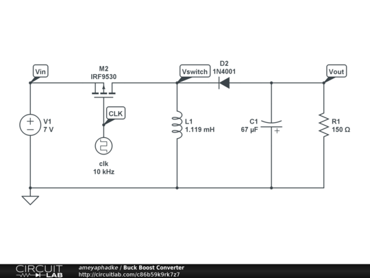 Buck Boost Converter - CircuitLab