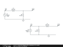 circuit de integrare RL in tensiune si in curent