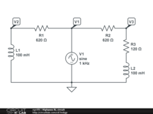 Highpass RL circuit