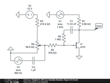 Chapter 5, FET as a Variable Resistor, Figure 35 Circuit