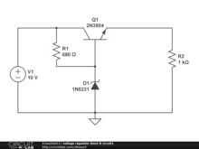 voltage regulator block B circuit1