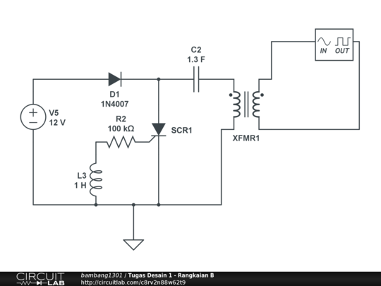 Tugas Desain 1 - Rangkaian B - CircuitLab