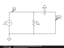 Circuit de derivare RC in curent