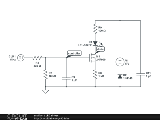 LED driver - CircuitLab