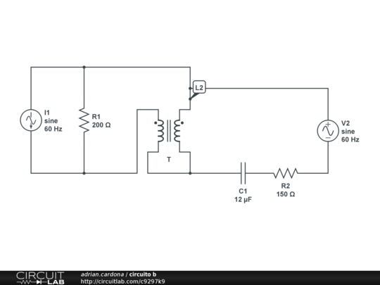 Circuito B - CircuitLab