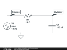 Laboratoire 1 circuit Condensateur